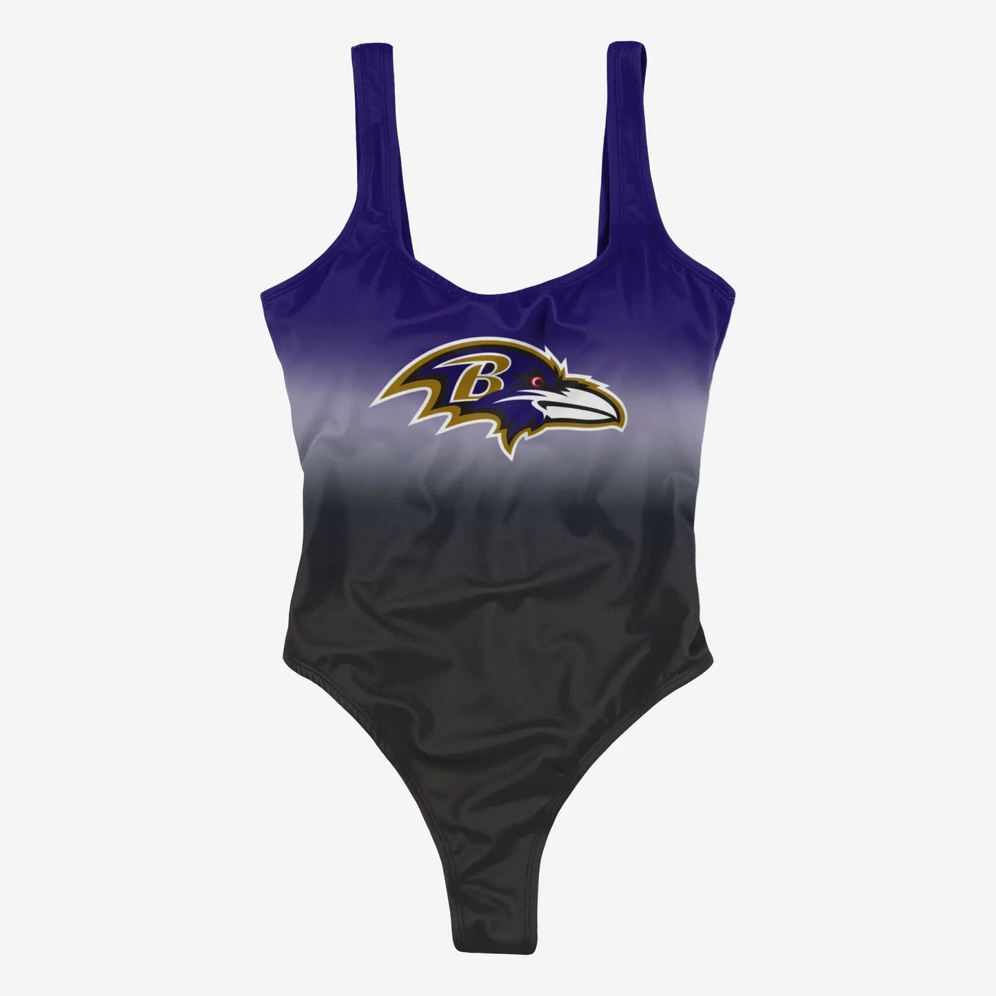 Baltimore Ravens Women Gametime Gradient Summer One Piece Bathing Suit AZBTOPBS000008
