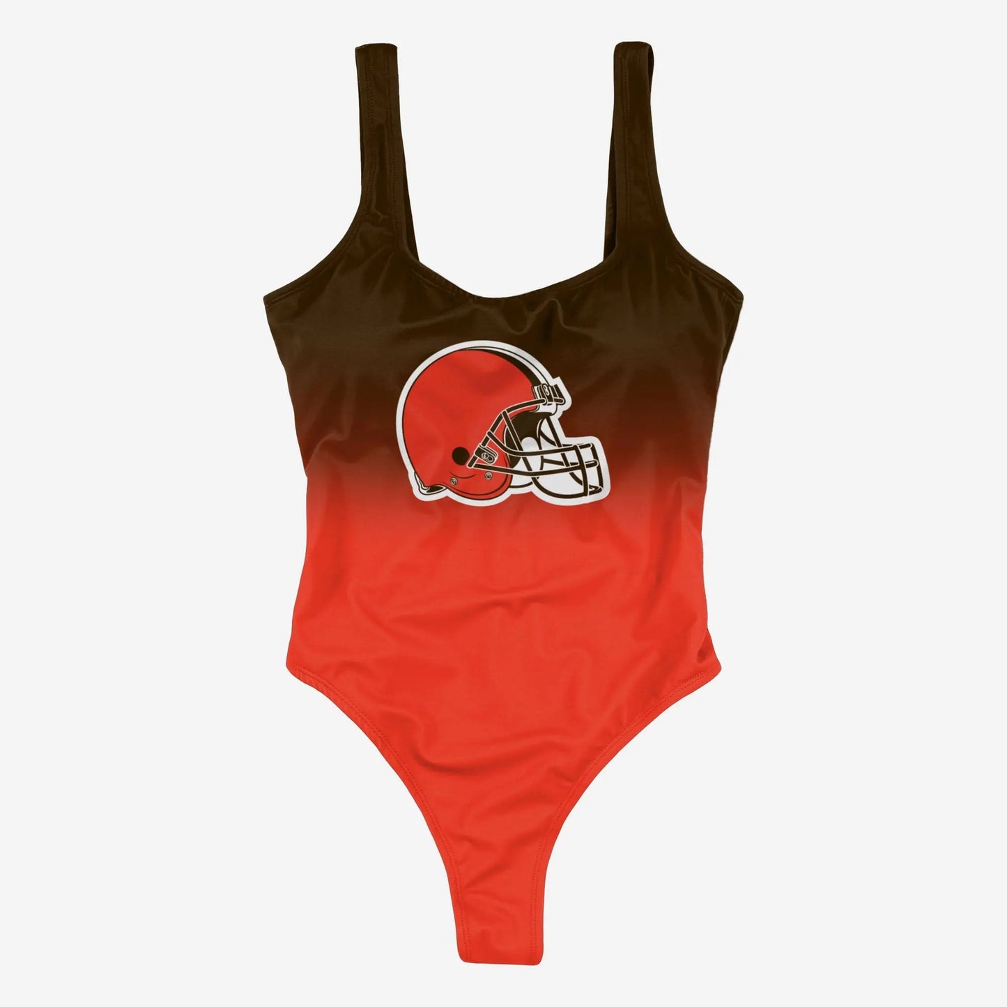 Cleveland Browns Women Gametime Gradient Summer One Piece Bathing Suit AZBTOPBS000005