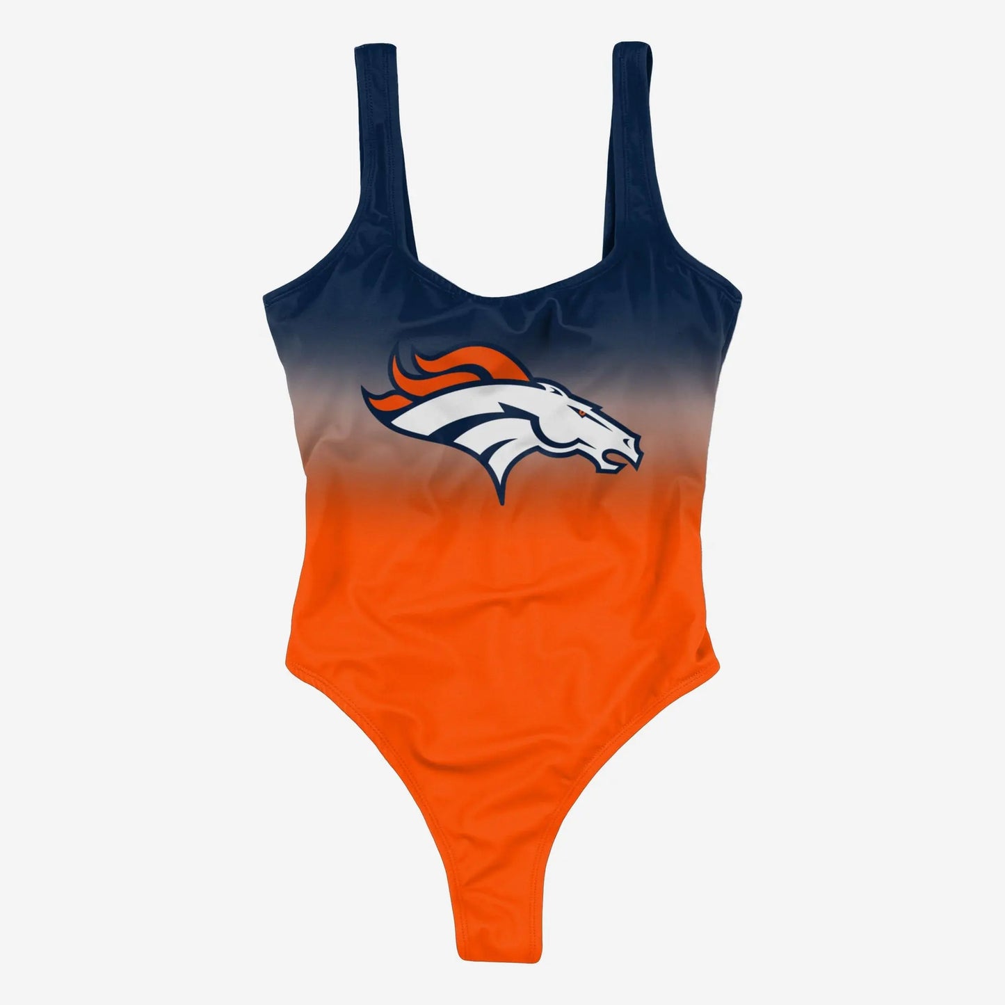 Denver Broncos Women Gametime Gradient Summer One Piece Bathing Suit AZBTOPBS000006