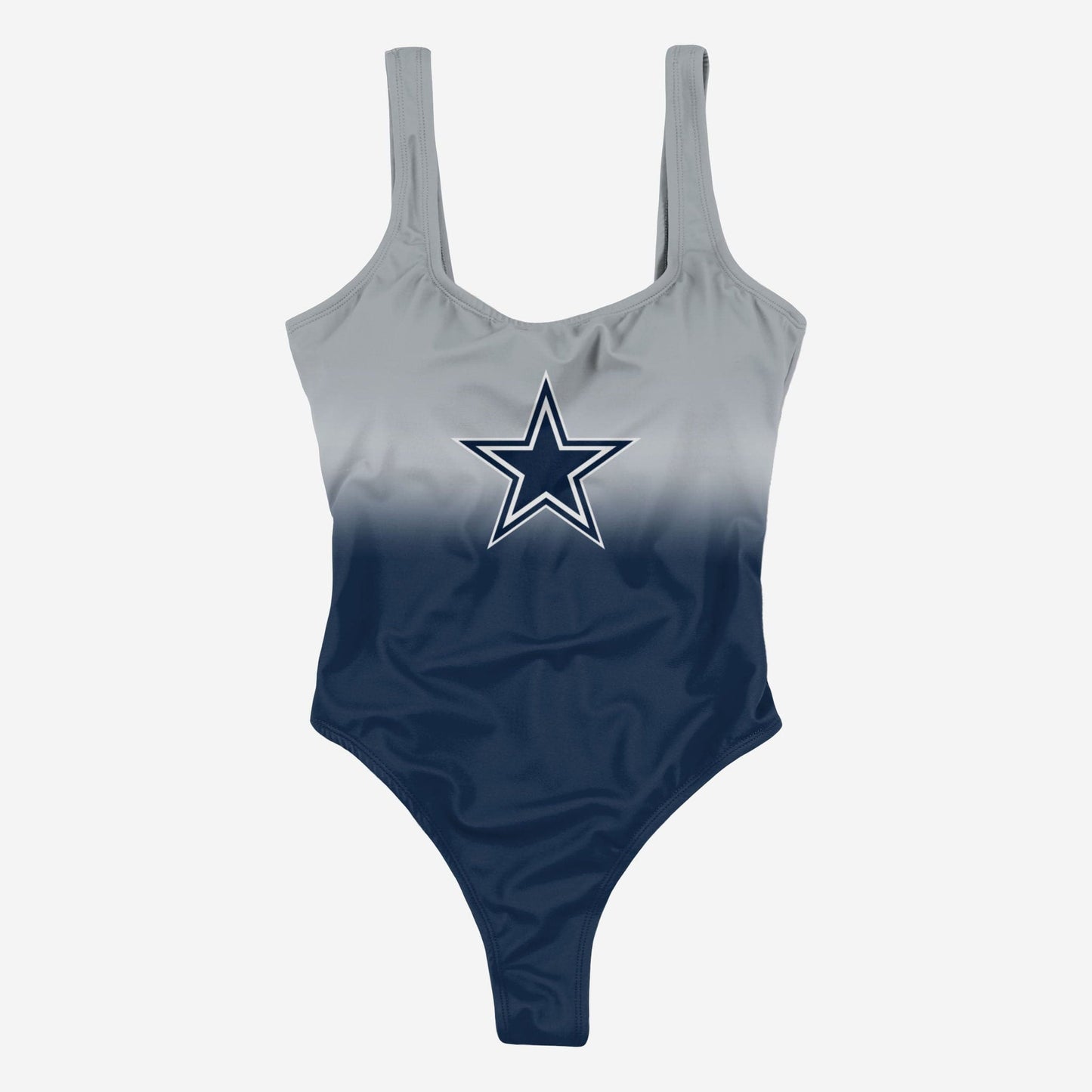 Dallas Cowboys Women Gametime Gradient Summer One Piece Bathing Suit AZBTOPBS000009