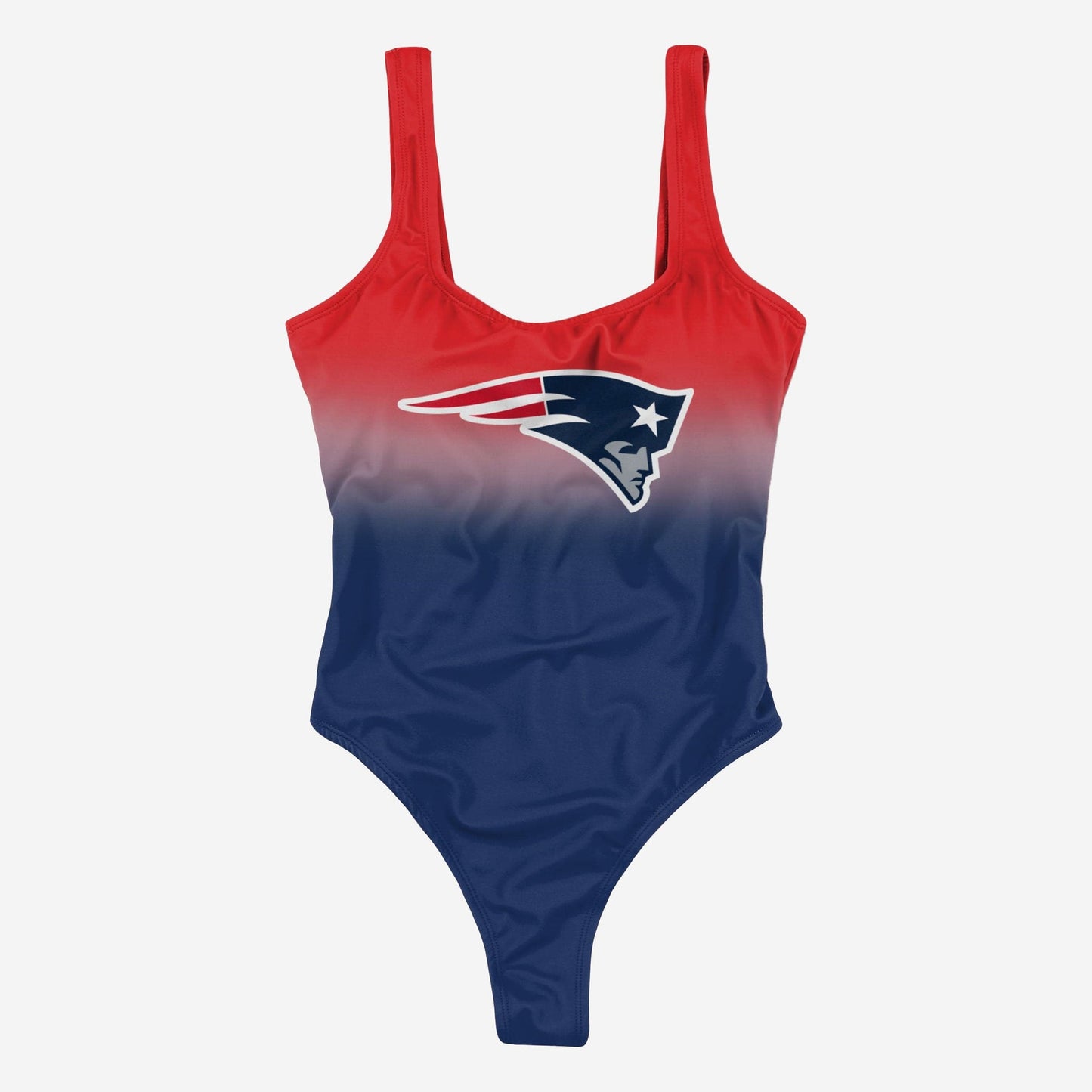 New England Patriots Women Gametime Gradient Summer One Piece Bathing Suit AZBTOPBS000012