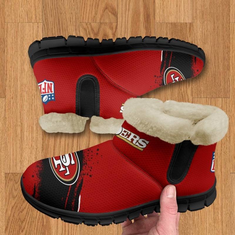 San Francisco 49ers Comfy Winter Snow Boots AZDDWSB000079