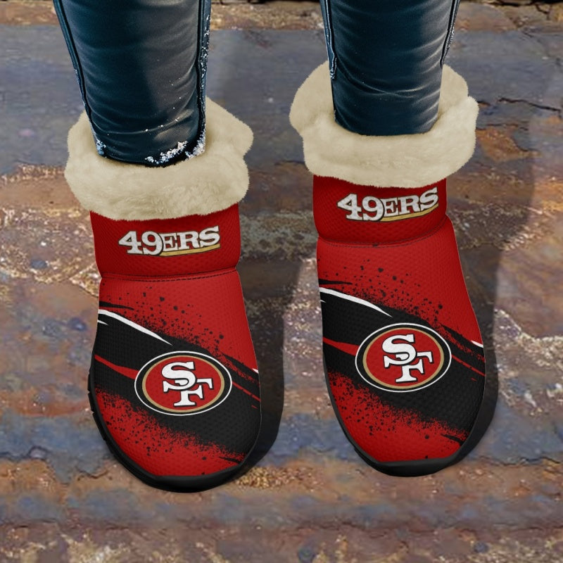 San Francisco 49ers Comfy Winter Snow Boots AZDDWSB000079