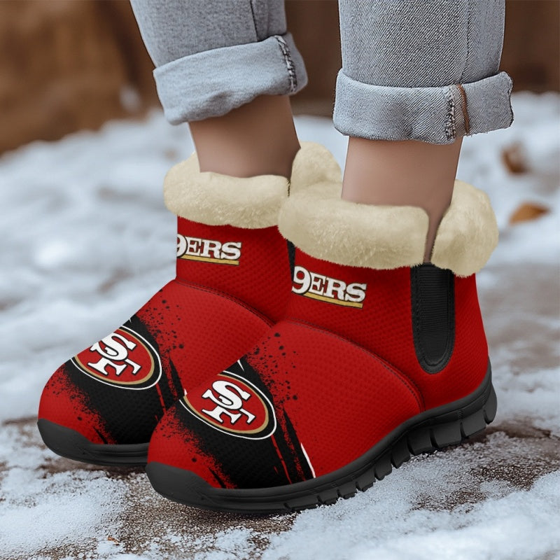 San Francisco 49ers Comfy Winter Snow Boots AZDDWSB000079