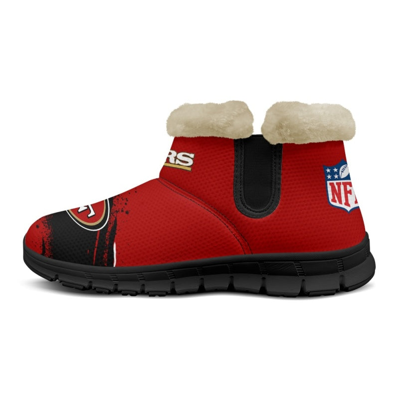 San Francisco 49ers Comfy Winter Snow Boots AZDDWSB000079