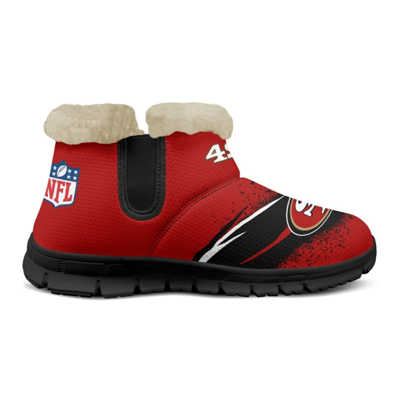 San Francisco 49ers Comfy Winter Snow Boots AZDDWSB000079