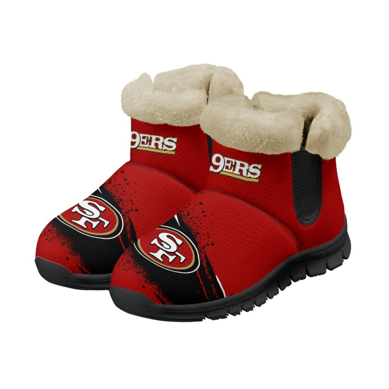 San Francisco 49ers Comfy Winter Snow Boots AZDDWSB000079