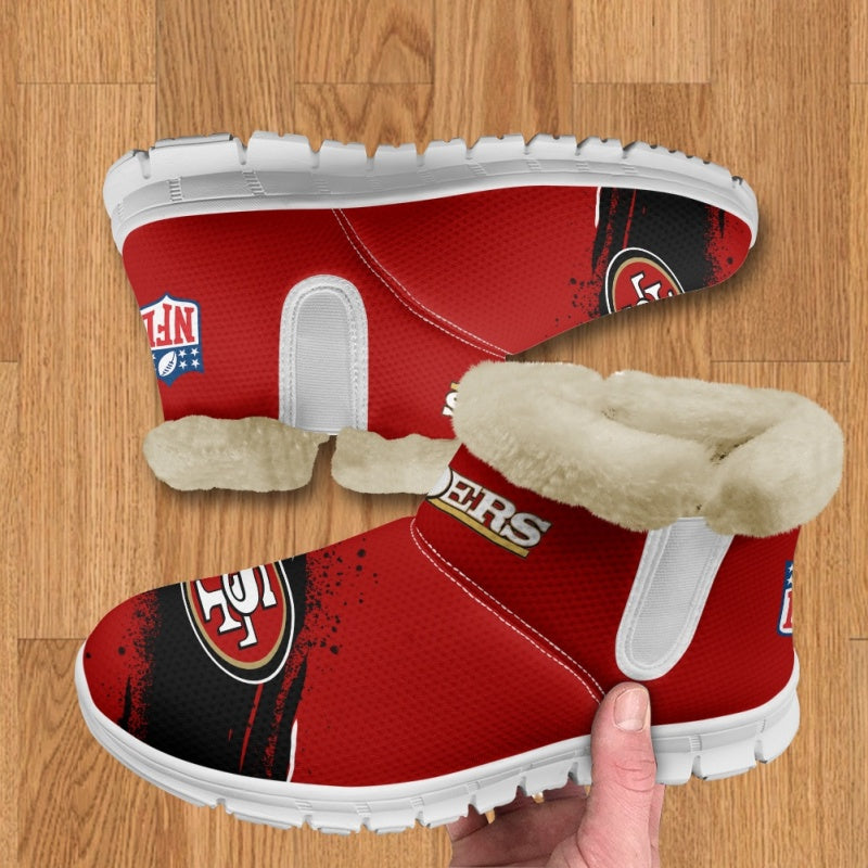 San Francisco 49ers Comfy Winter Snow Boots AZDDWSB000079