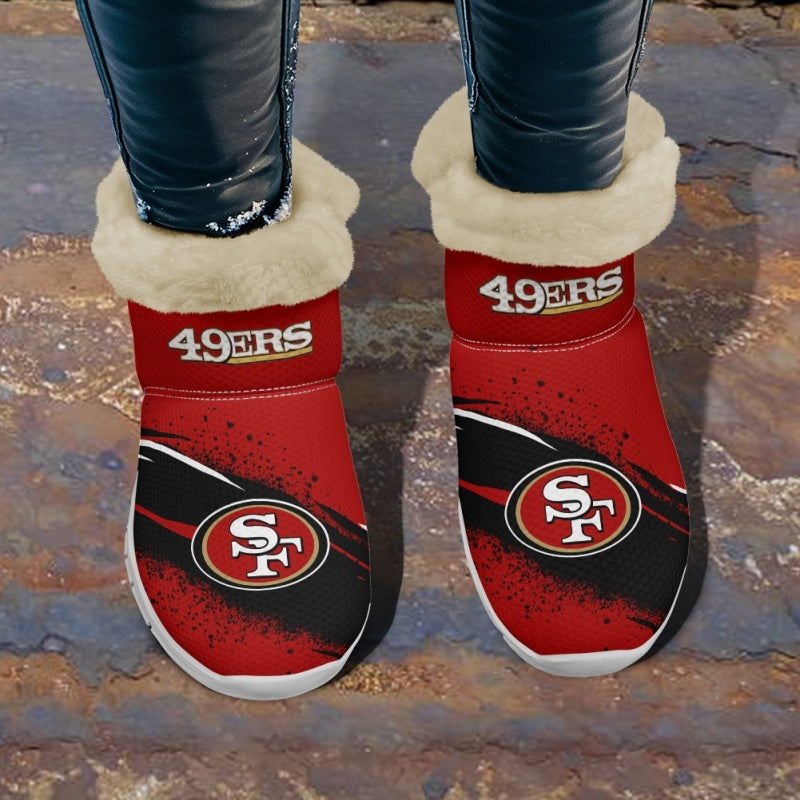 San Francisco 49ers Comfy Winter Snow Boots AZDDWSB000079