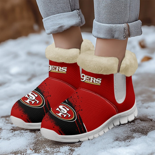 San Francisco 49ers Comfy Winter Snow Boots AZDDWSB000079