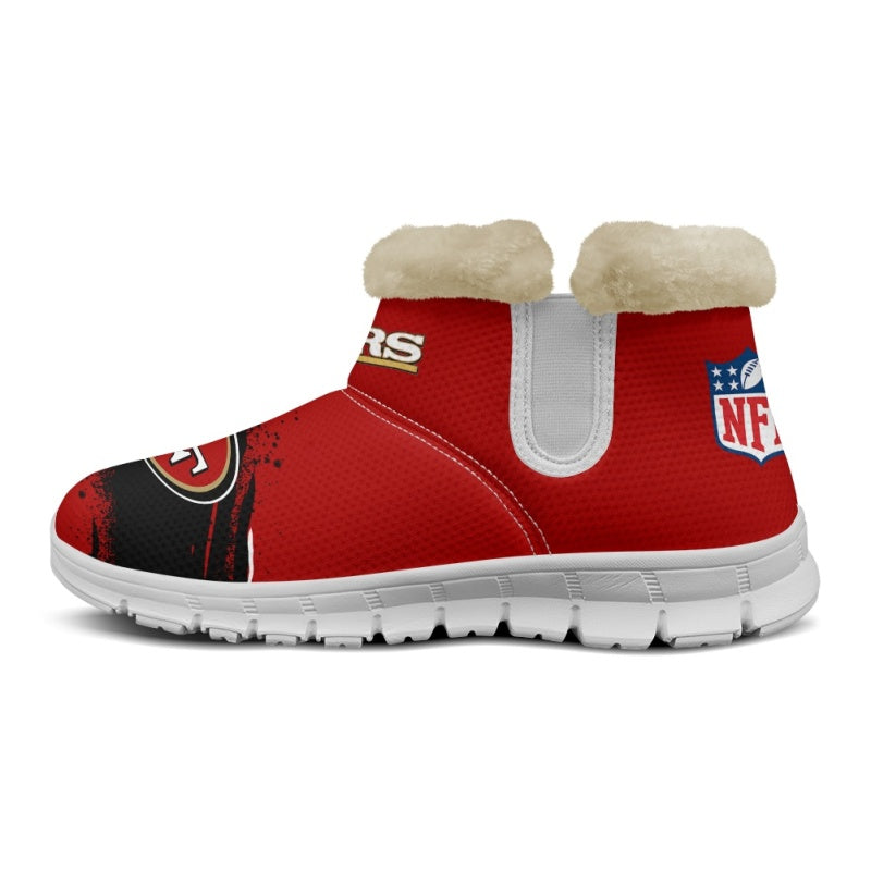 San Francisco 49ers Comfy Winter Snow Boots AZDDWSB000079