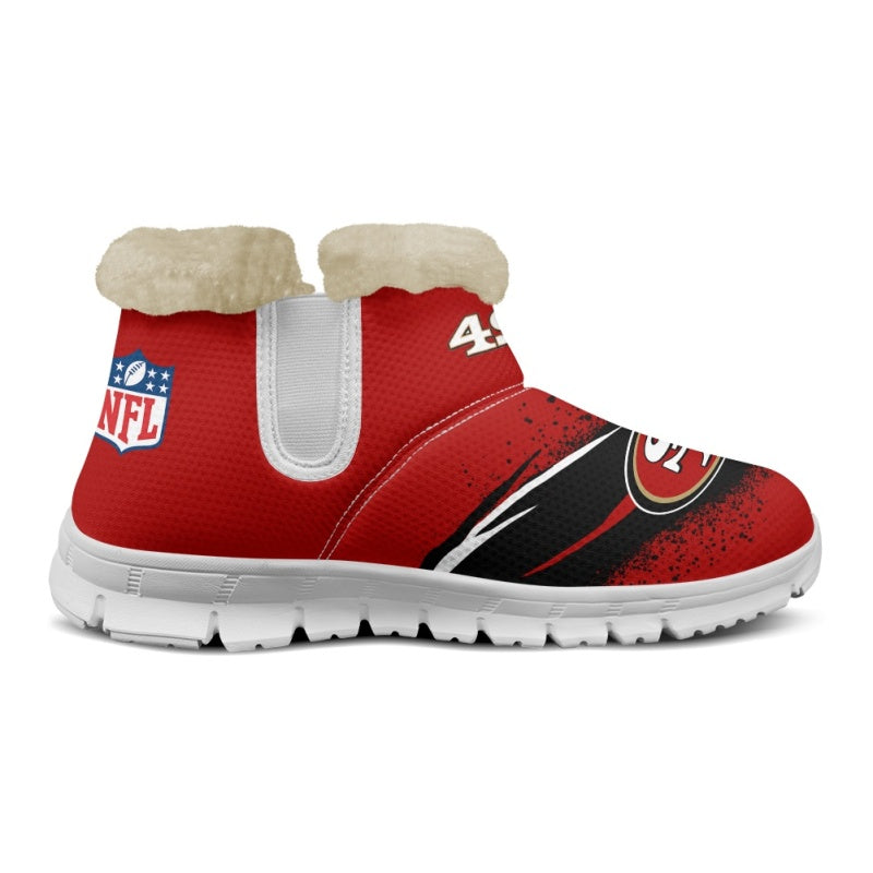 San Francisco 49ers Comfy Winter Snow Boots AZDDWSB000079