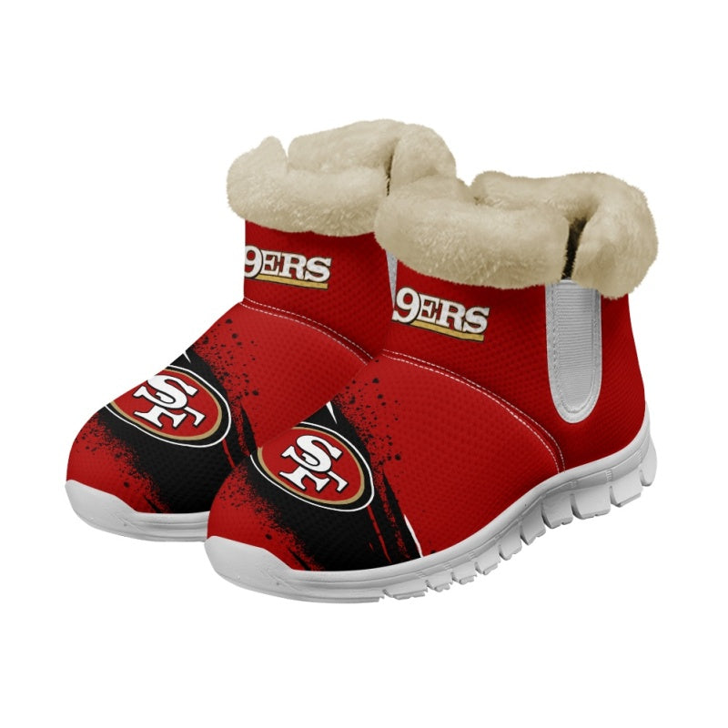 San Francisco 49ers Comfy Winter Snow Boots AZDDWSB000079