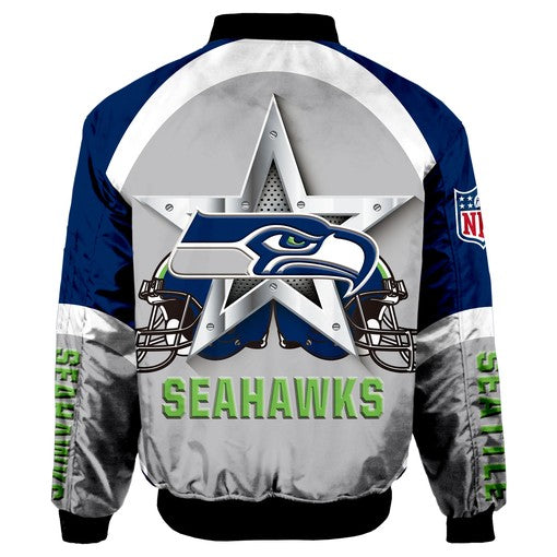 Seattle SeahawksThick Bomber Jacket CSBBT200