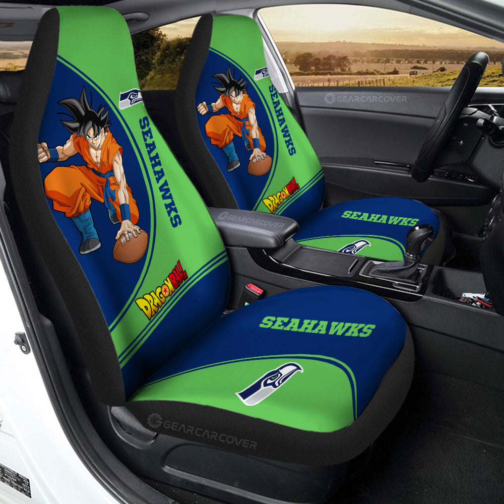 Seattle Seahawks Car Seat Covers Goku AZBTCSC000045