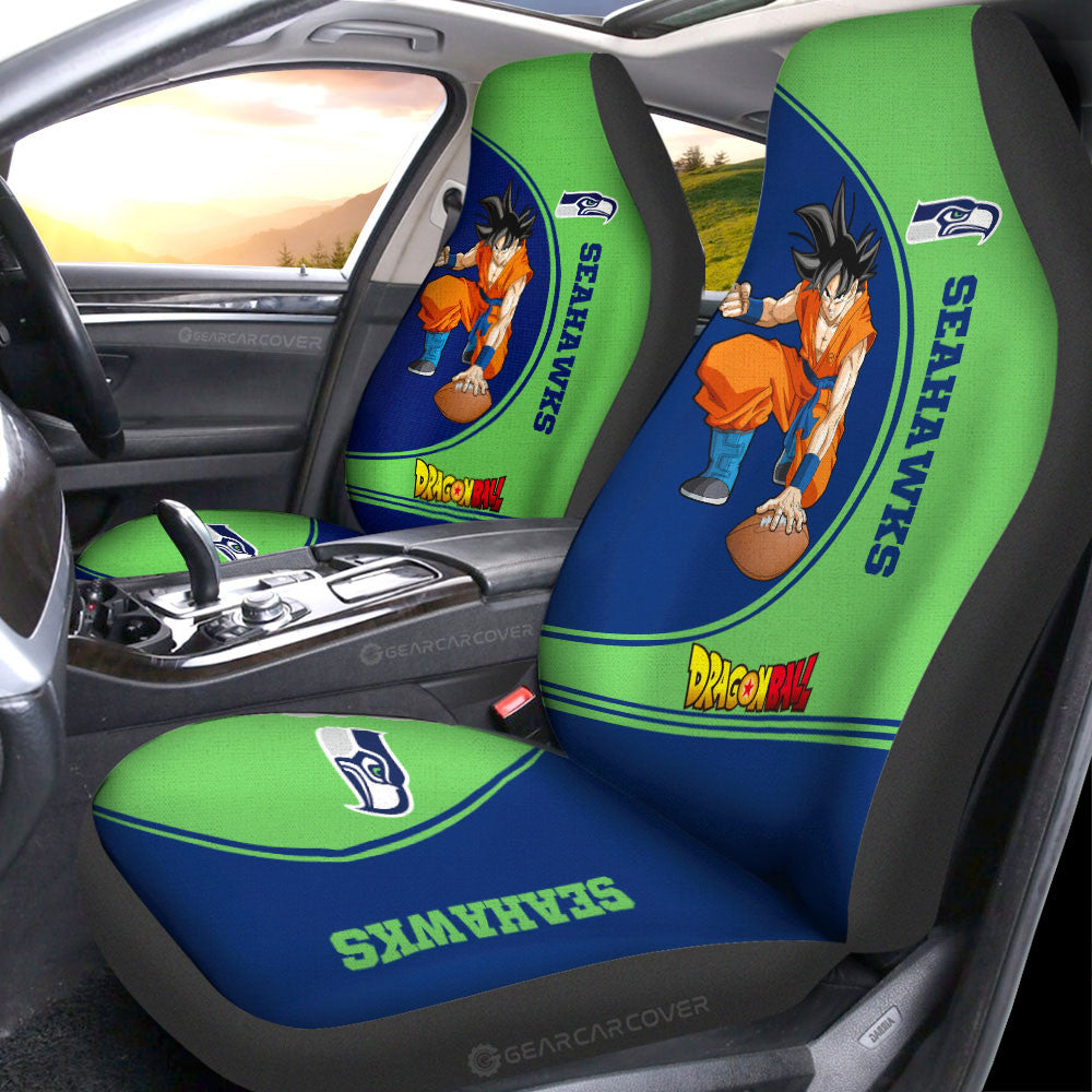 Seattle Seahawks Car Seat Covers Goku AZBTCSC000045