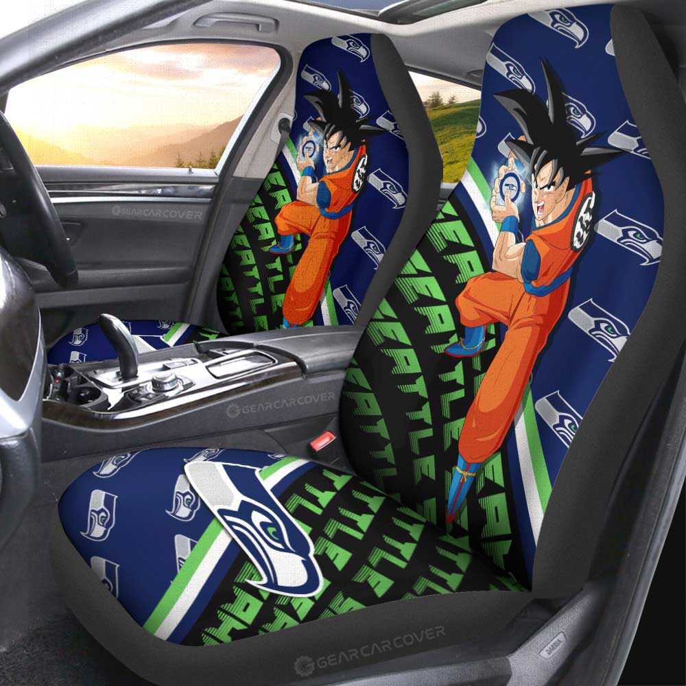 Seattle Seahawks Car Seat Covers Goku AZBTCSC000046