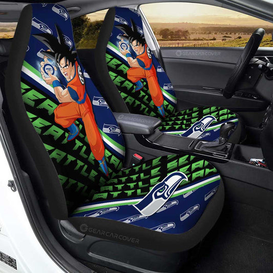 Seattle Seahawks Car Seat Covers Goku AZBTCSC000046