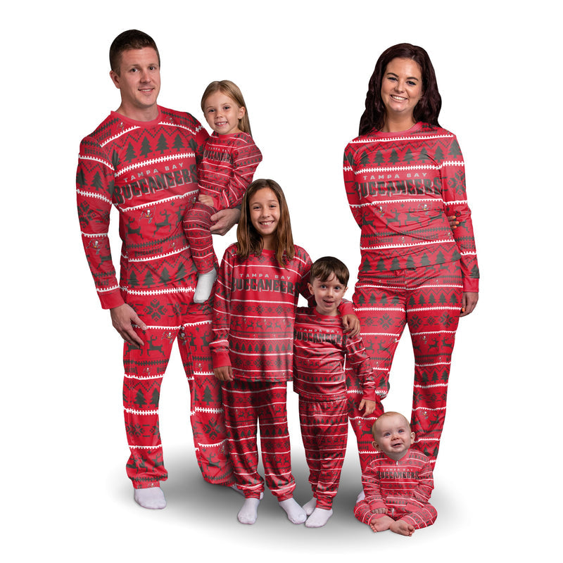 Tampa Bay Buccaneers Family Holiday Pajamas AZCPYZAM062