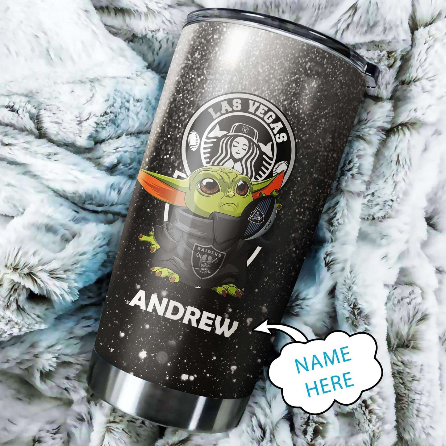 Las Vegas Raiders Personalized Tumbler BG566