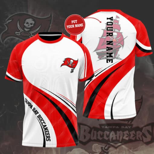 Tampa Bay Buccaneers Personalized 3D T-shirt BG404