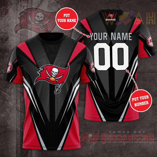 Tampa Bay Buccaneers Personalized 3D T-shirt BG405