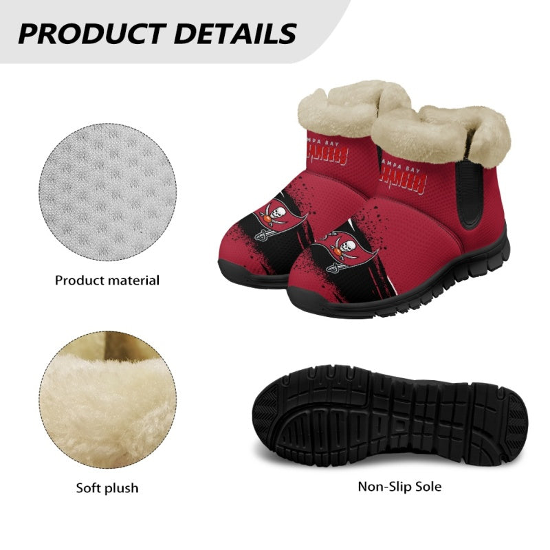 Tampa Bay Buccaneers Comfy Winter Snow Boots AZDDWSB000081