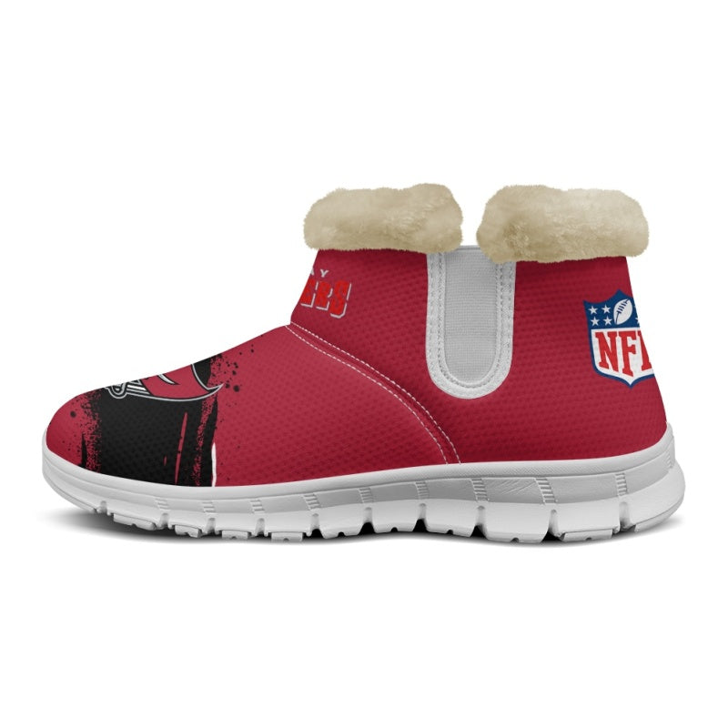 Tampa Bay Buccaneers Comfy Winter Snow Boots AZDDWSB000081