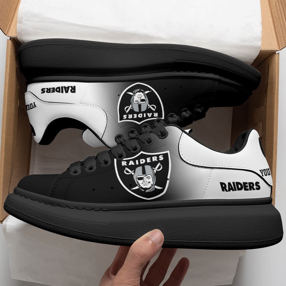 Las Vegas Raiders Personalized MQ Sneakers BG67