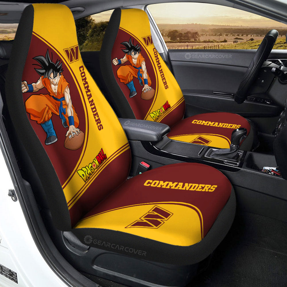 Washington Commanders Car Seat Covers Goku AZBTCSC000052