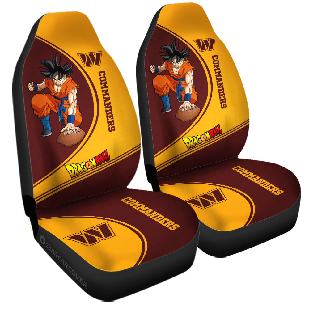 Washington Commanders Car Seat Covers Goku AZBTCSC000052