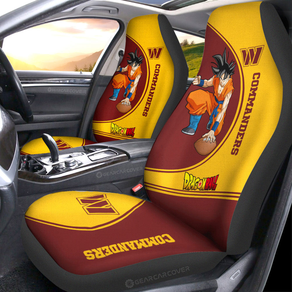 Washington Commanders Car Seat Covers Goku AZBTCSC000052