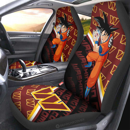 Washington Commanders Car Seat Covers Goku AZBTCSC000051