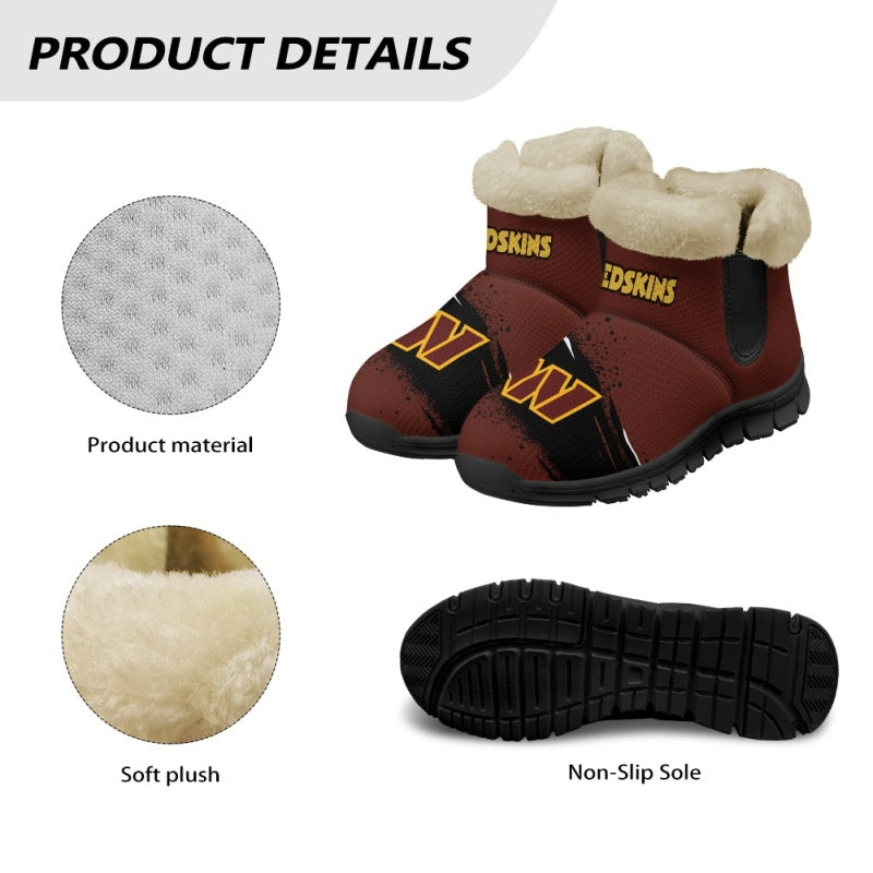 Washington Commanders Comfy Winter Snow Boots AZDDWSB000082