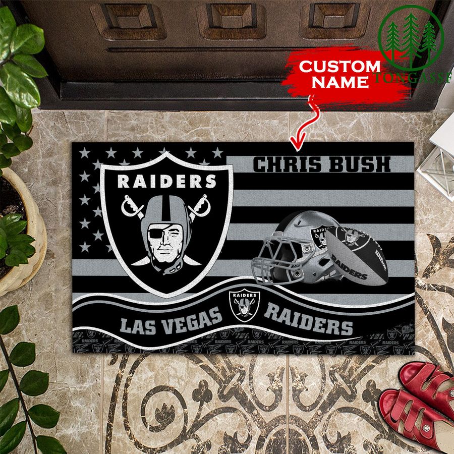Las Vegas Raiders Personalized Doormat BGDMM596