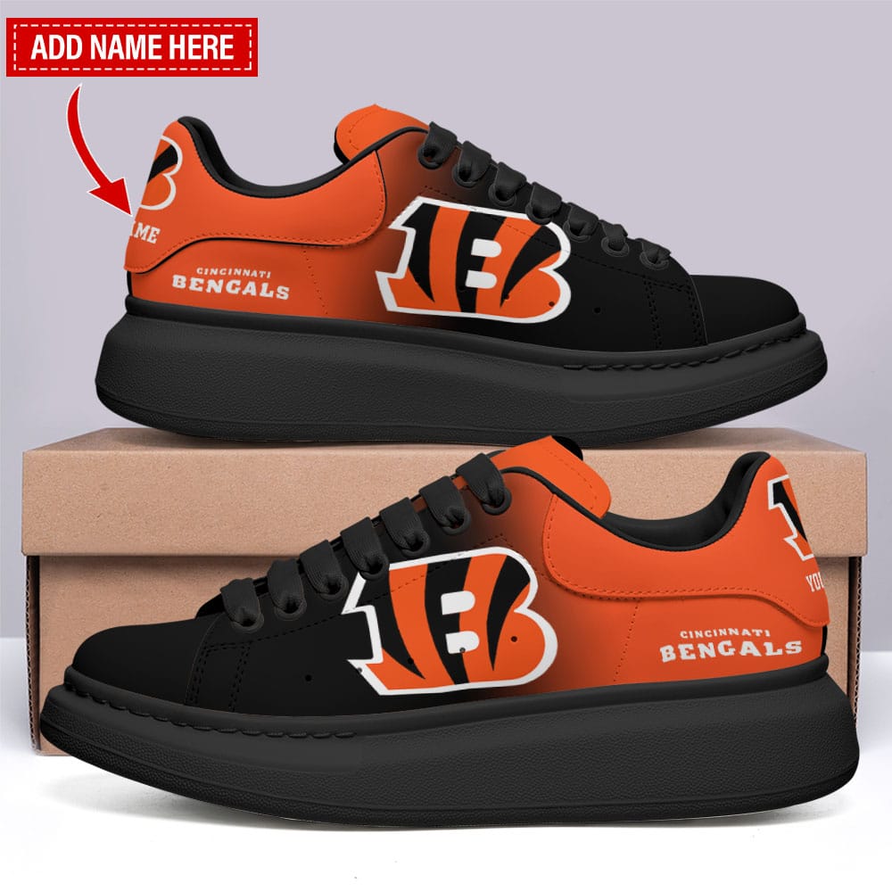 Cincinnati Bengals Personalized MQ Sneakers BG63