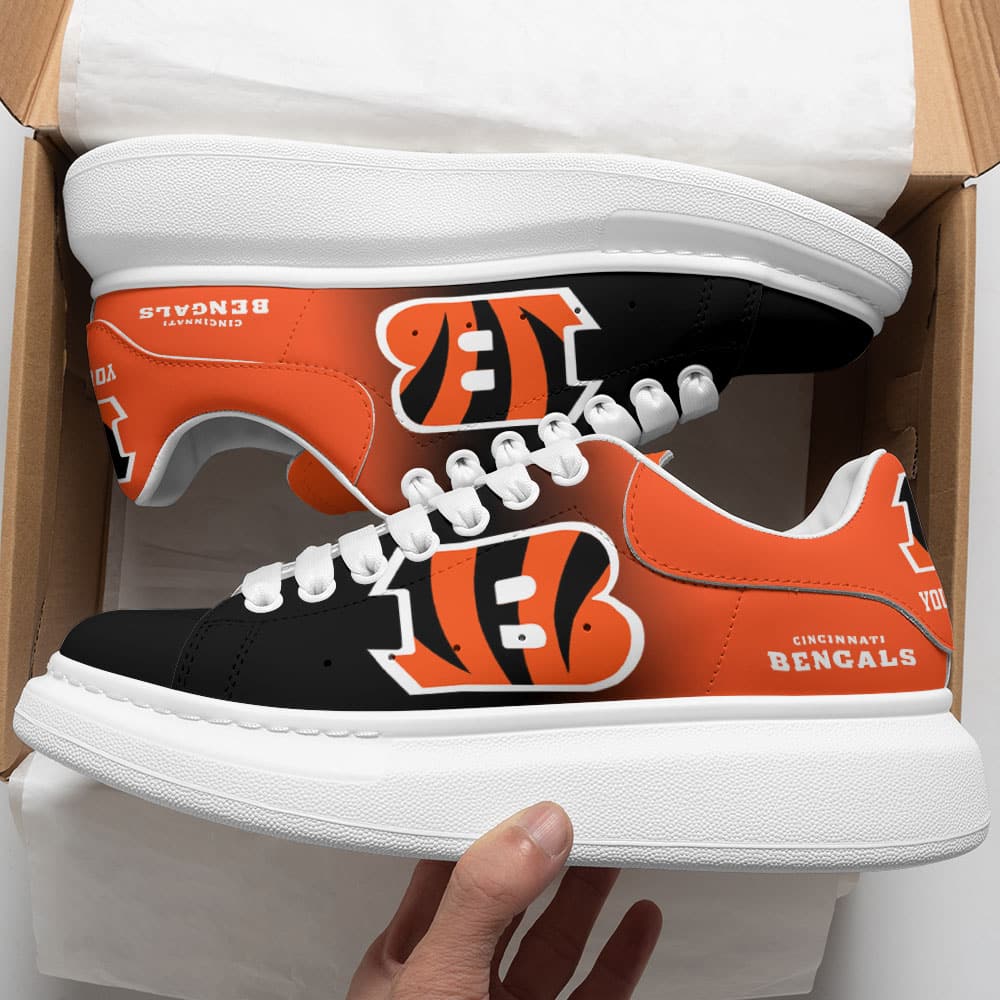Cincinnati Bengals Personalized MQ Sneakers BG63