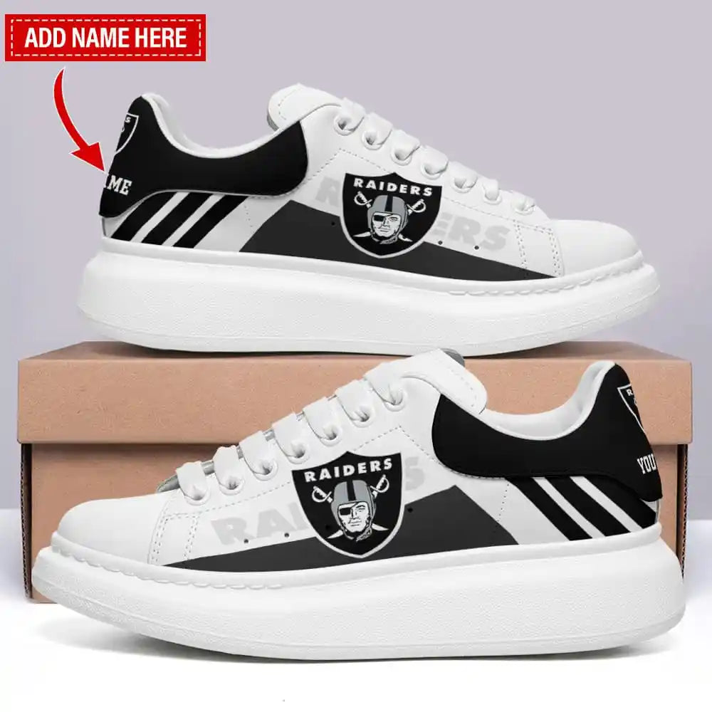 Las Vegas Raiders Personalized MQ Sneakers BG55