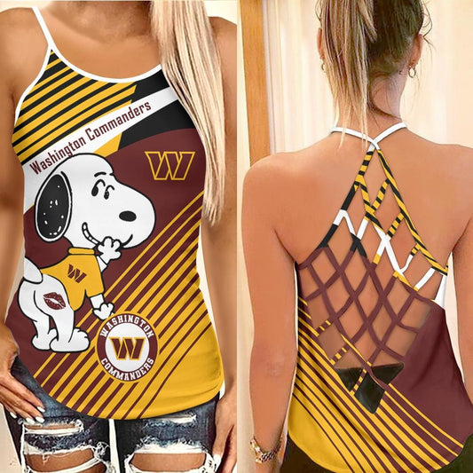 Washington Commanders Criss Cross Tank Top BGCCTANK160