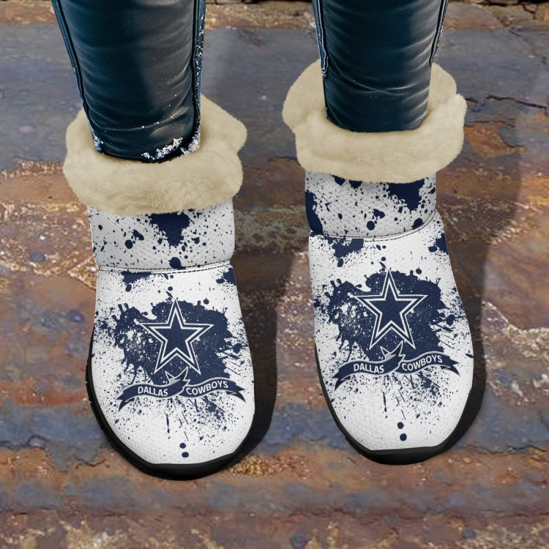 Dallas Cowboys Comfy Winter Snow Boots AZDDWSB000103