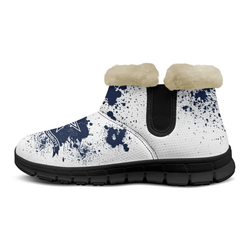 Dallas Cowboys Comfy Winter Snow Boots AZDDWSB000103