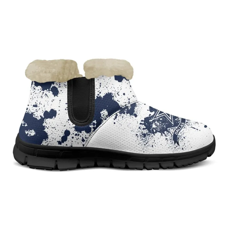 Dallas Cowboys Comfy Winter Snow Boots AZDDWSB000103