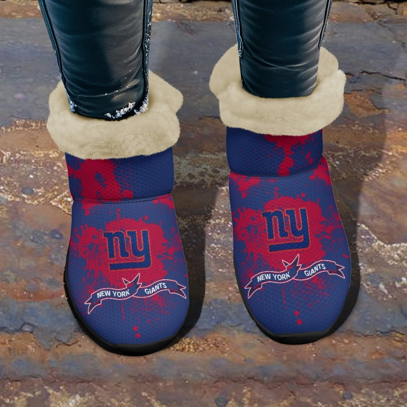 New York Giants Comfy Winter Snow Boots AZDDWSB000109
