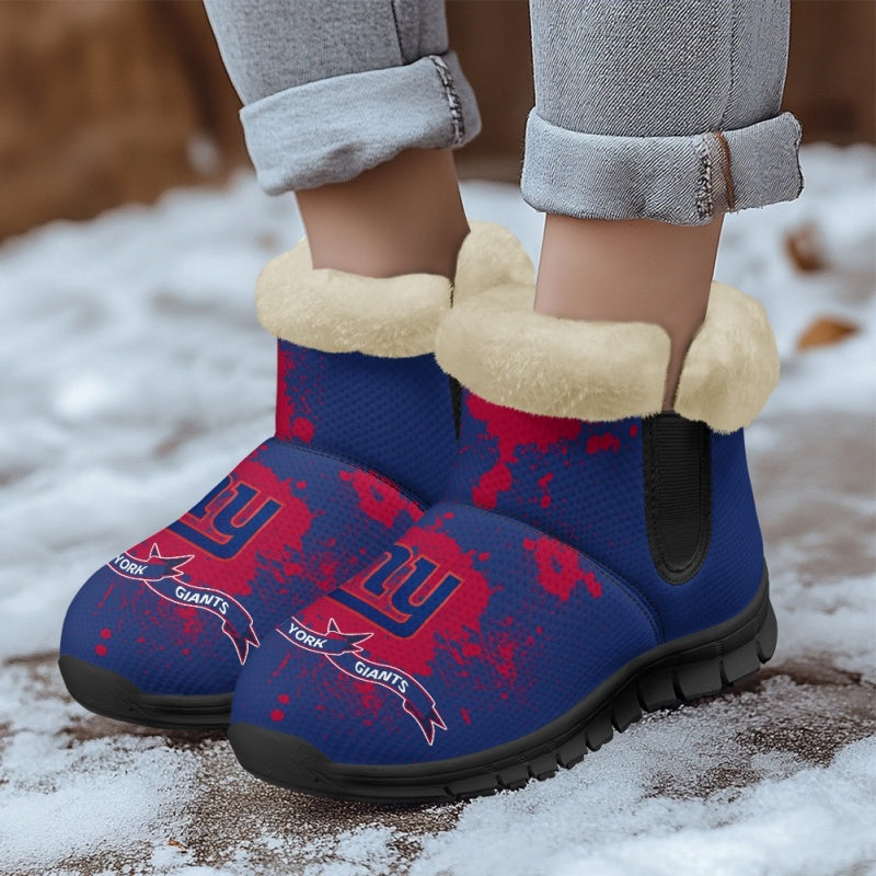 New York Giants Comfy Winter Snow Boots AZDDWSB000109
