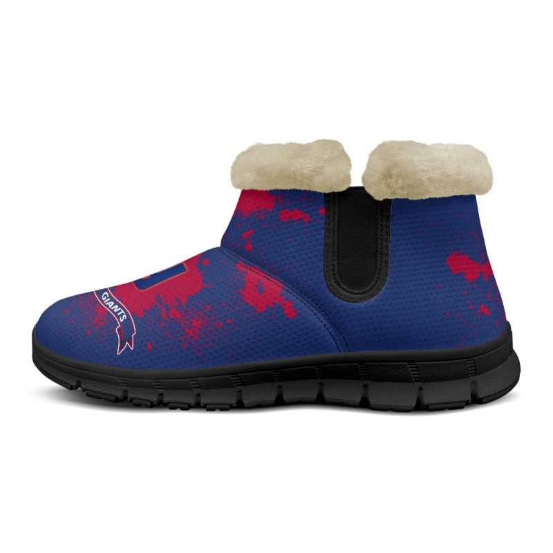 New York Giants Comfy Winter Snow Boots AZDDWSB000109
