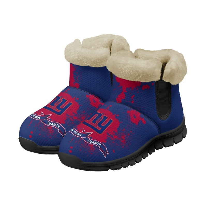 New York Giants Comfy Winter Snow Boots AZDDWSB000109
