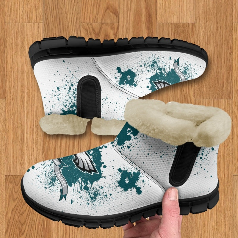 Philadelphia Eagles Comfy Winter Snow Boots AZDDWSB000110