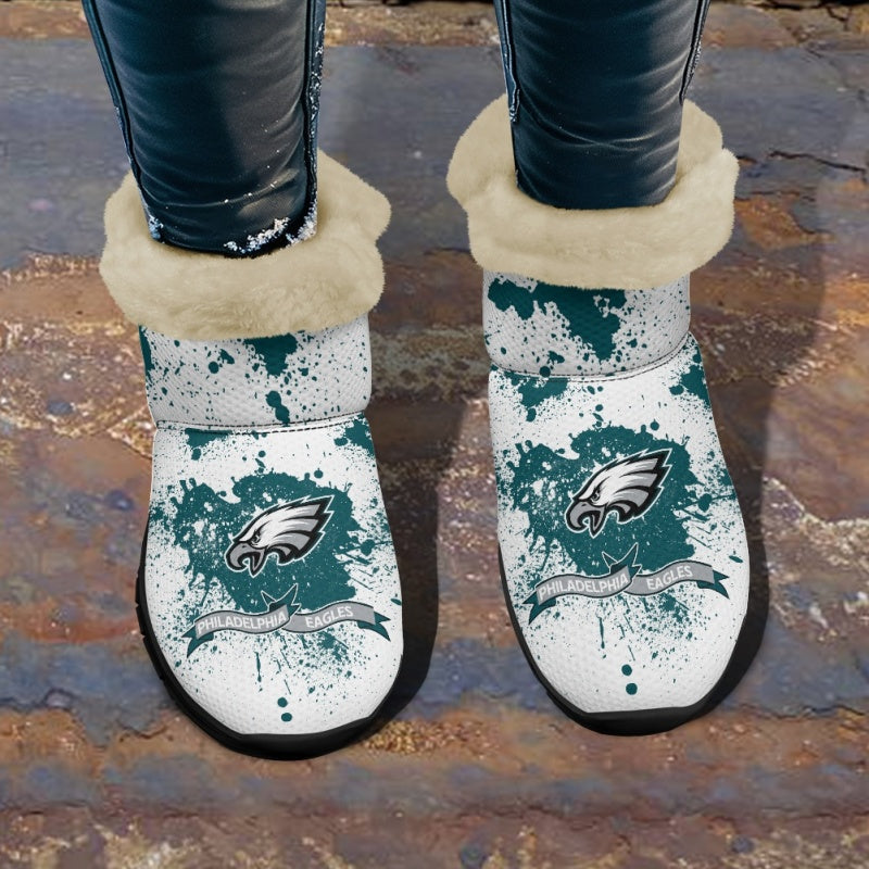 Philadelphia Eagles Comfy Winter Snow Boots AZDDWSB000110