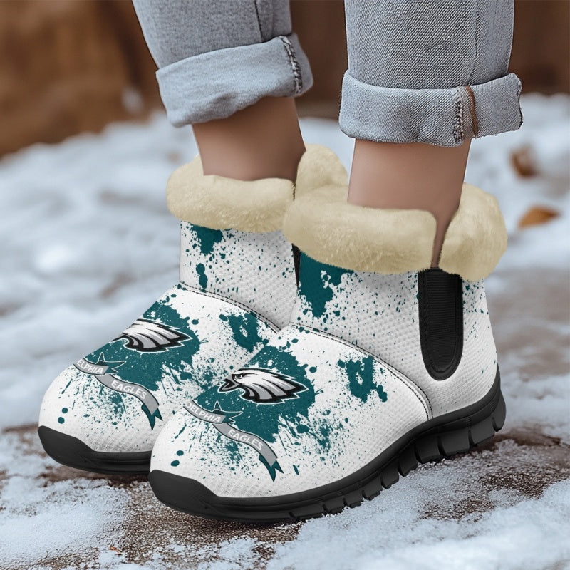 Philadelphia Eagles Comfy Winter Snow Boots AZDDWSB000110