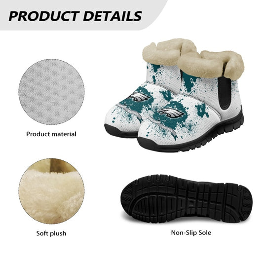 Philadelphia Eagles Comfy Winter Snow Boots AZDDWSB000110